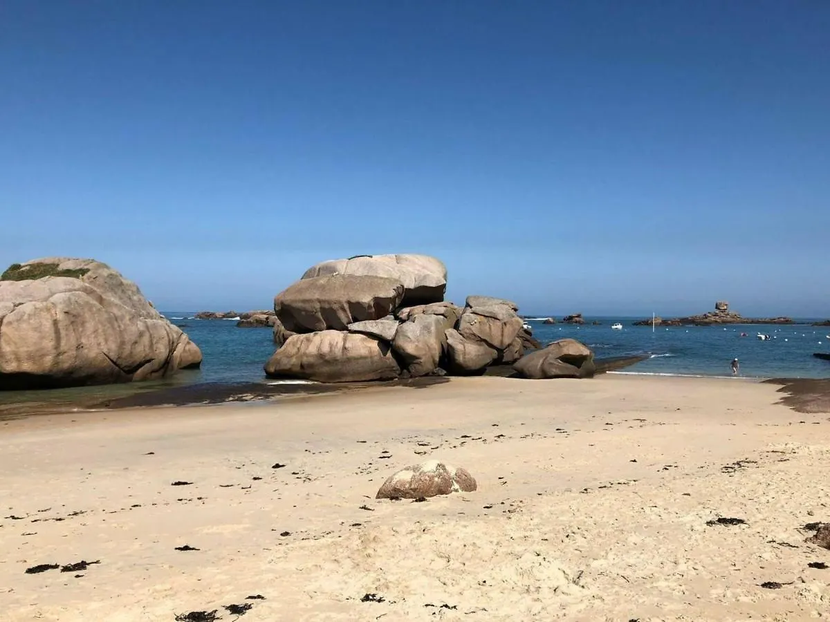 شقة Appartement Neuf En Rez-De-Chaussee A 50M De La Plage Coz-Pors A Tregastel - Fr-1-368-17